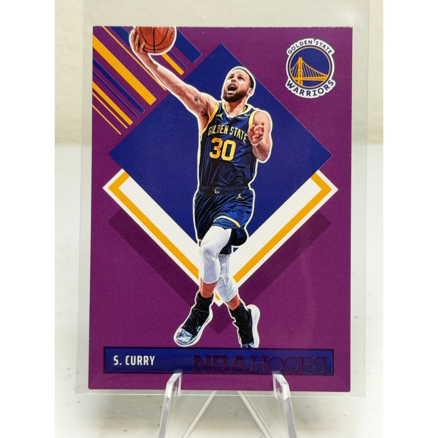 2024-25 Panini NBA Hoops Purple Variation Stephen Curry #282