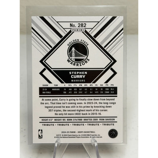 2024-25 Panini NBA Hoops Purple Variation Stephen Curry #282