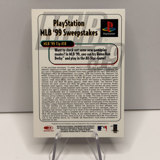 1998 Donruss - Bernie Williams MLB 99 #18