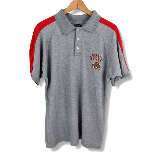 Vintage Ohio State Buckeyes Pro Edge Polo Shirt Size M