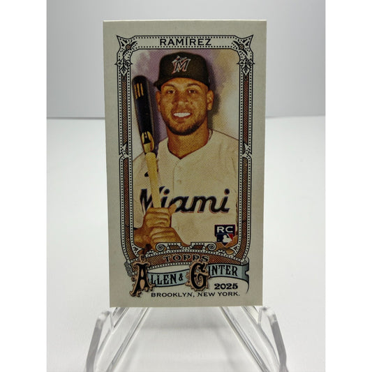 2025 Topps Allen & Ginter - Agustin Ramirez (RC) Mini #218
