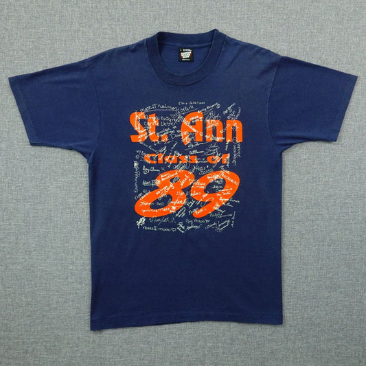 Vintage 1989 St. Ann Catholic School Bartlett Tee - Size M