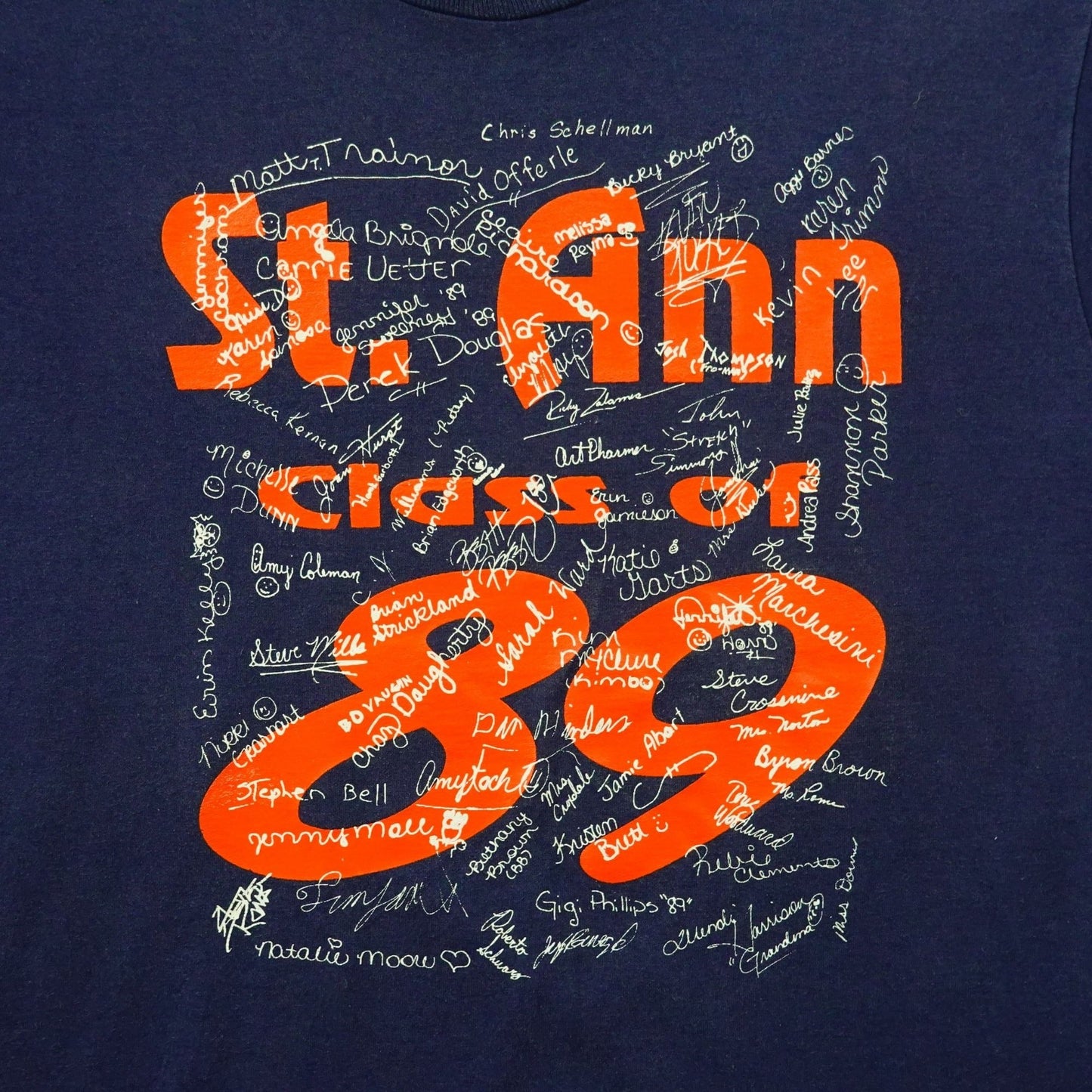 Vintage 1989 St. Ann Catholic School Bartlett Tee - Size M