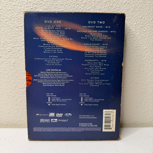 Led Zeppelin Live 1970-1979 (DVD 2 Disc Set W/ 2 Booklets)
