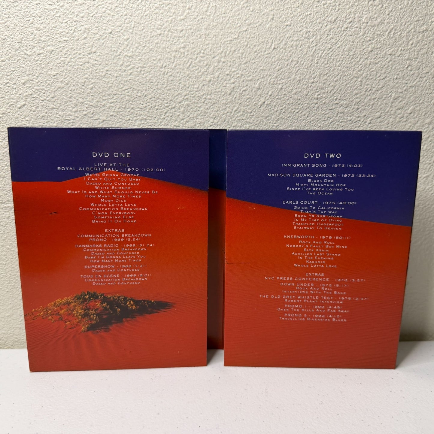 Led Zeppelin Live 1970-1979 (DVD 2 Disc Set W/ 2 Booklets)