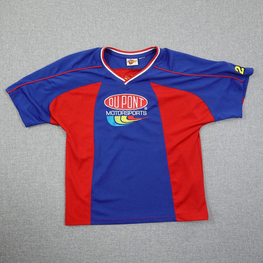 Vintage Jeff Gordon DuPont NASCAR Racing Jersey - Size L