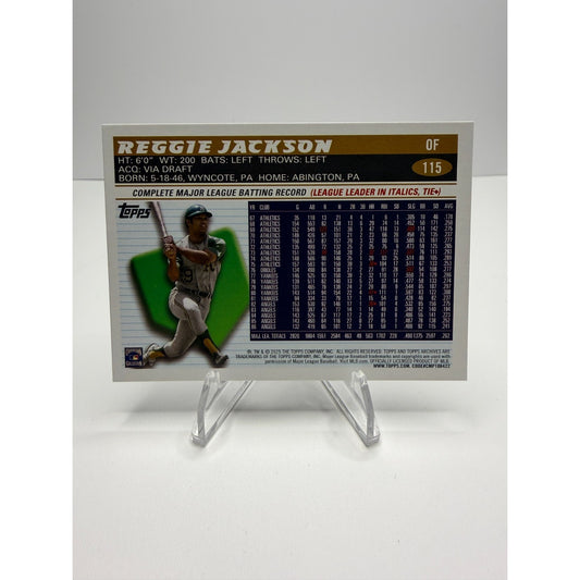 2025 Topps Archives - 1996 Topps Reggie Jackson #115
