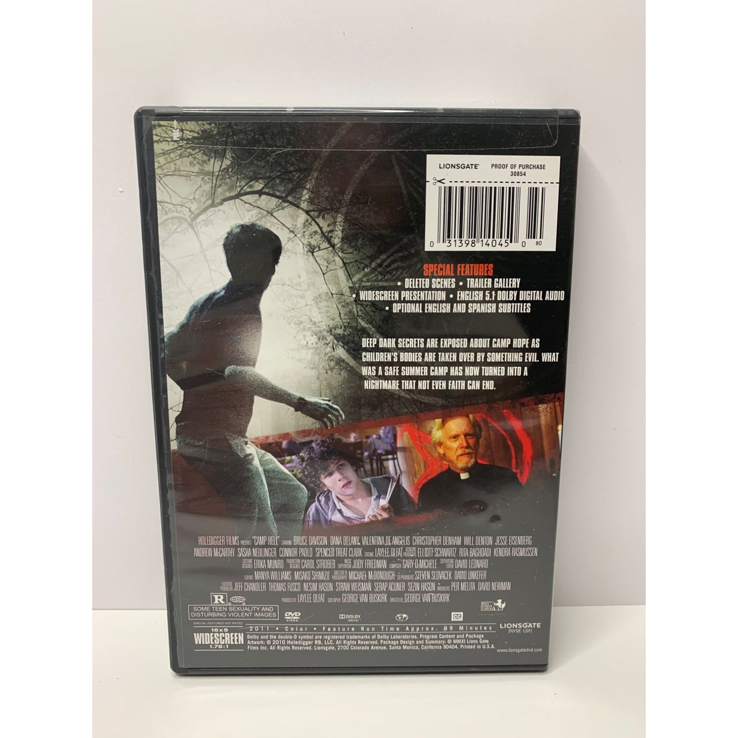Camp Hell DVD (2010) - Factory Sealed