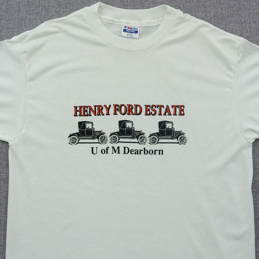 Vintage 90s Henry Ford Estate U of M Dearborn Tee - Size XL