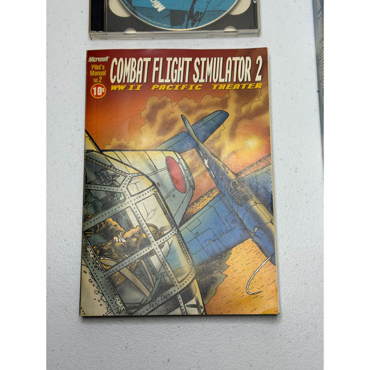 Microsoft Combat Flight Simulator 2 WWII Pacific Theater PC Big Box w/ Manuals