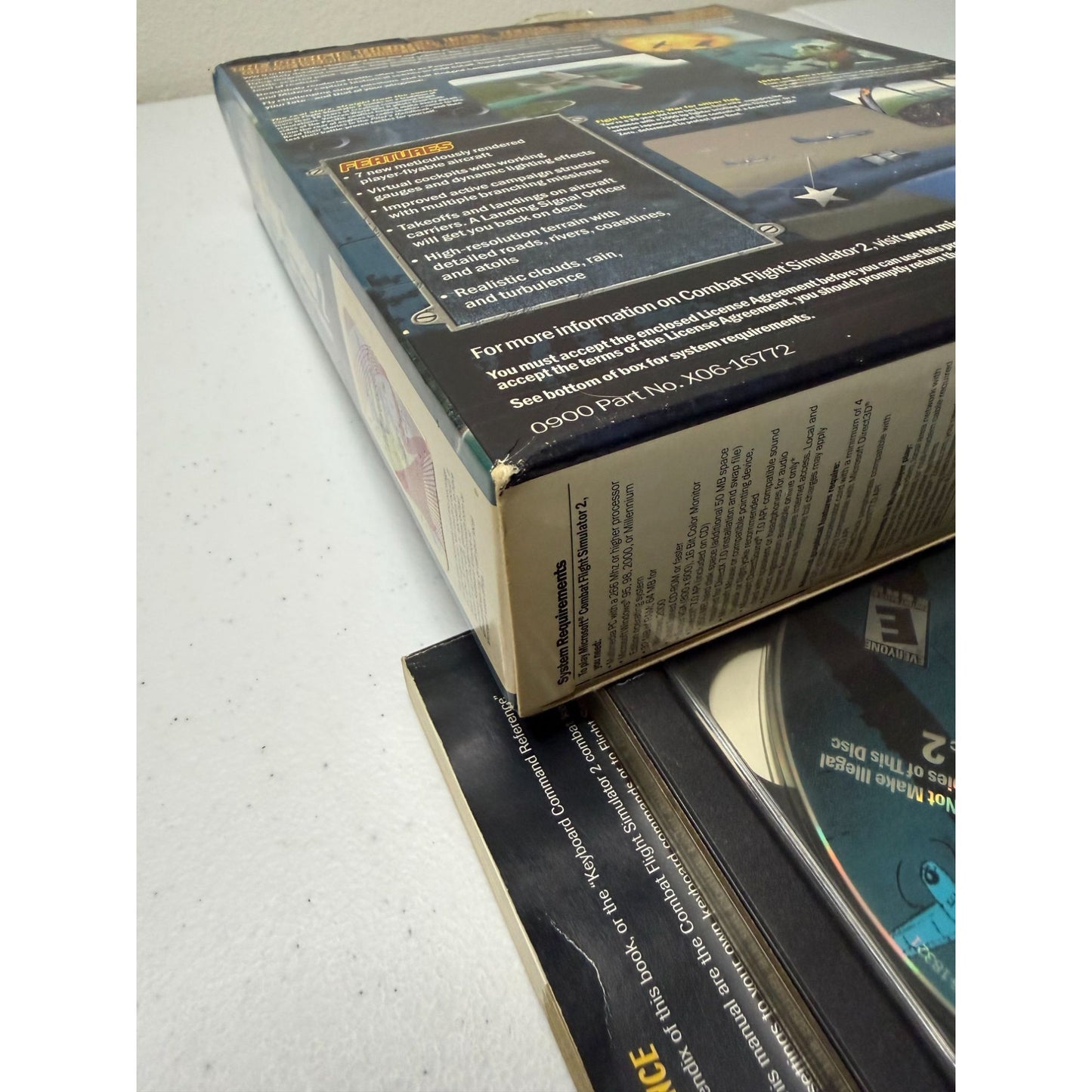 Microsoft Combat Flight Simulator 2 WWII Pacific Theater PC Big Box w/ Manuals