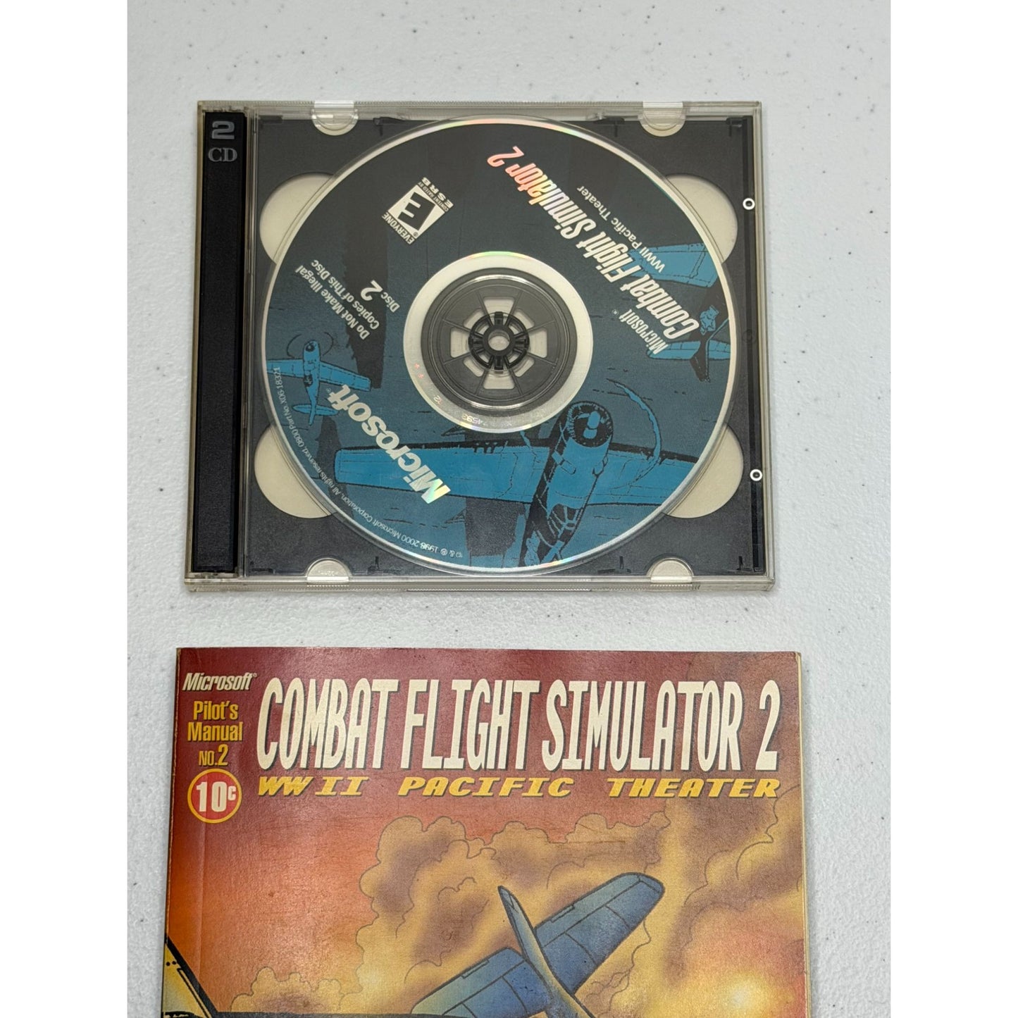 Microsoft Combat Flight Simulator 2 WWII Pacific Theater PC Big Box w/ Manuals
