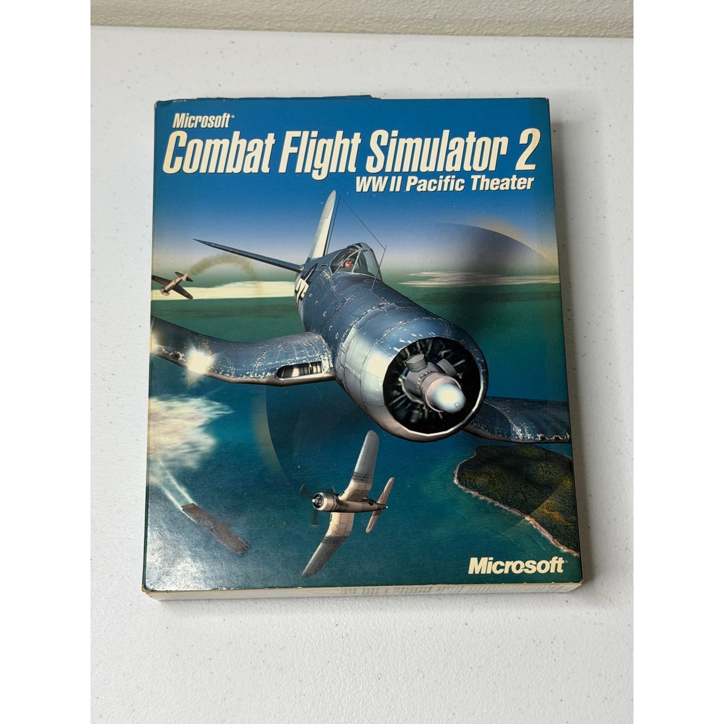 Microsoft Combat Flight Simulator 2 WWII Pacific Theater PC Big Box w/ Manuals
