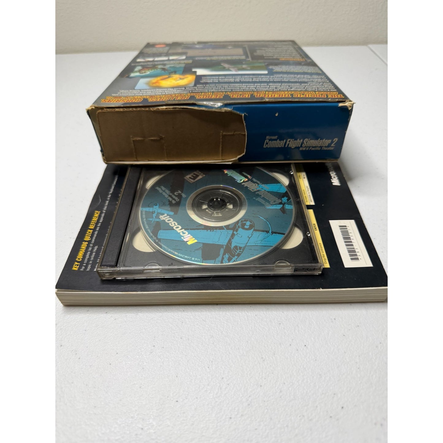 Microsoft Combat Flight Simulator 2 WWII Pacific Theater PC Big Box w/ Manuals