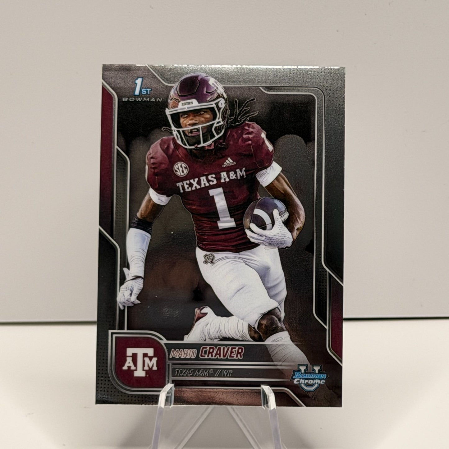 2025 Bowman Chrome U - Mario Craver #165 Texas A&M Aggies