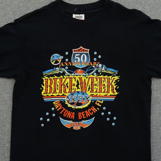 Vintage 1991 Bike Week Daytona Beach T-Shirt - Size M