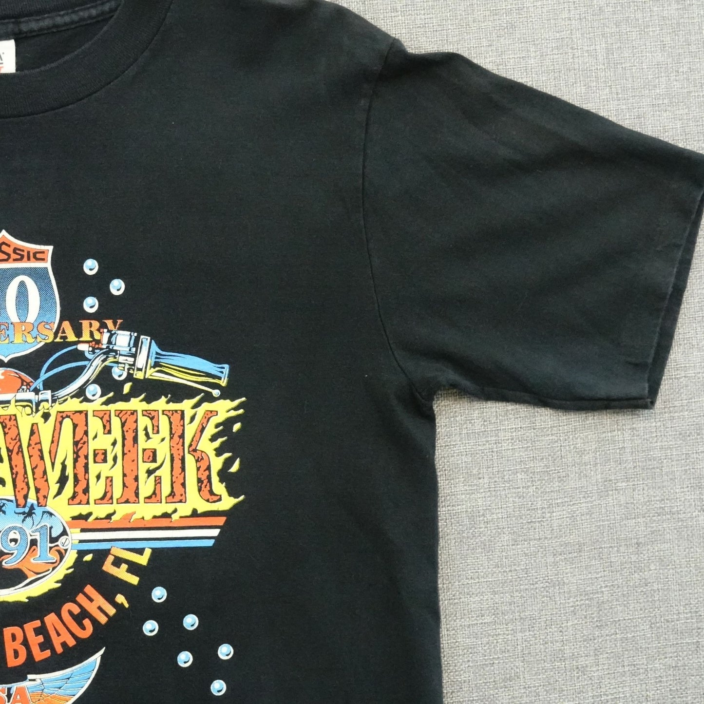 Vintage 1991 Bike Week Daytona Beach T-Shirt - Size M