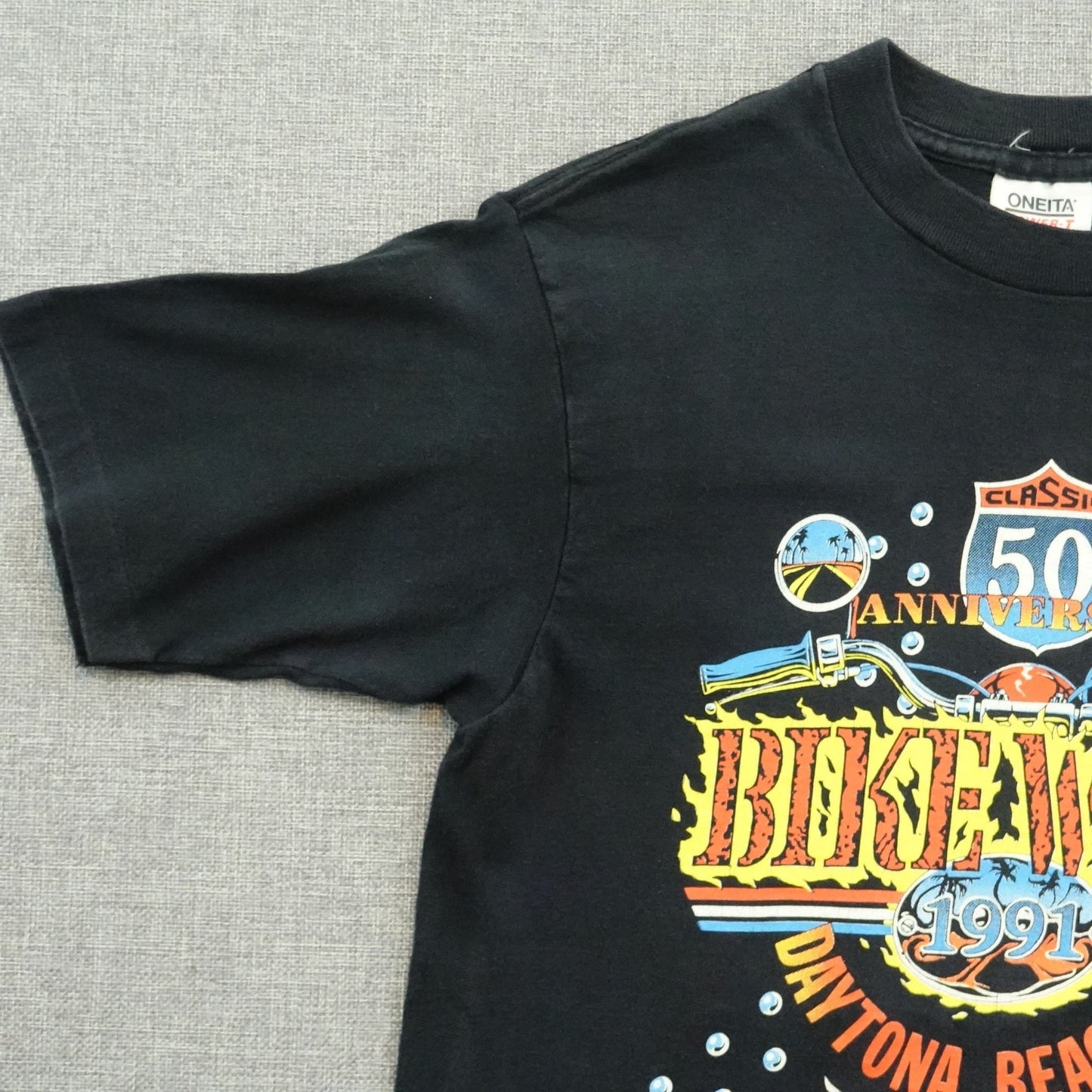 Vintage 1991 Bike Week Daytona Beach T-Shirt - Size M