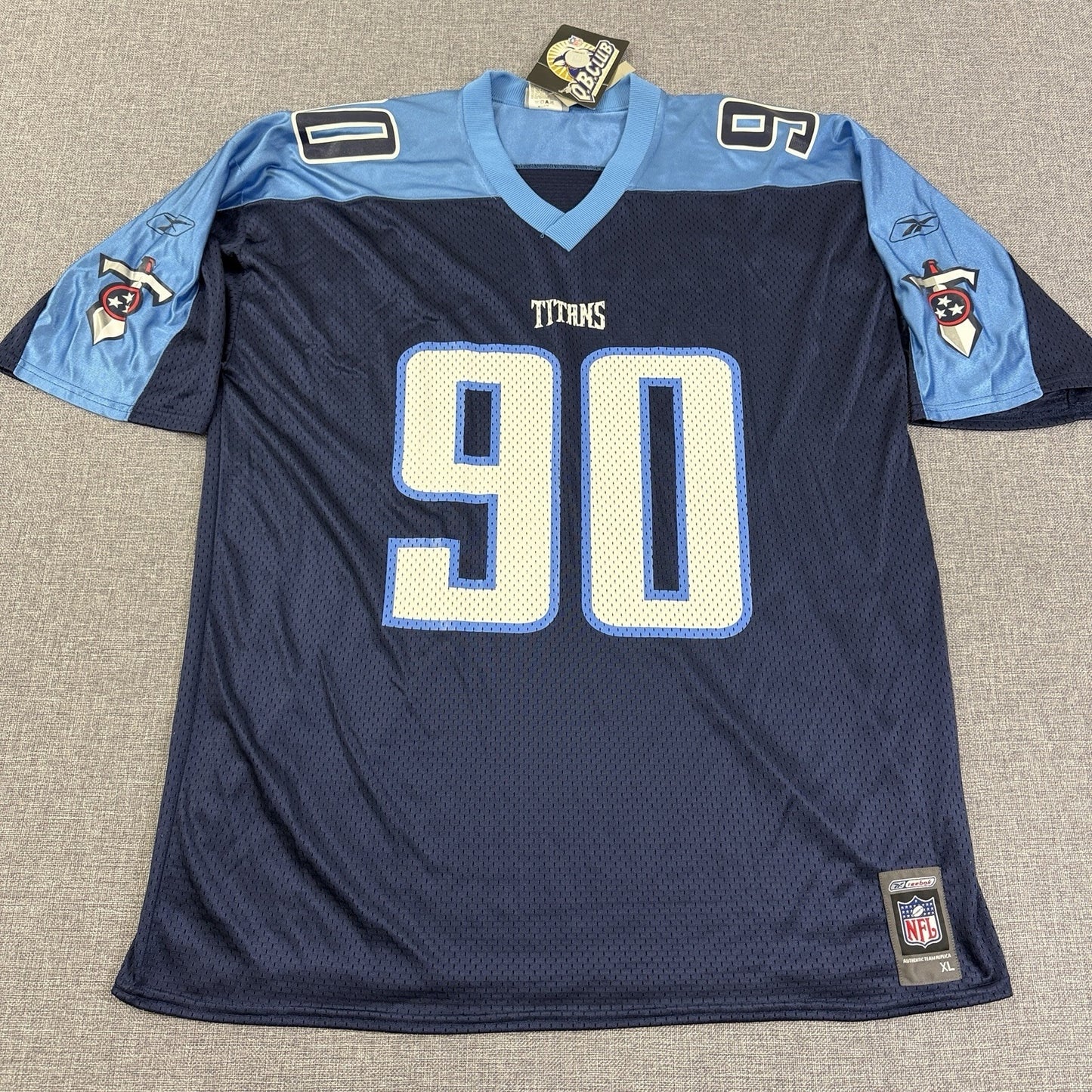Vintage Reebok Tennessee Titans #90 Jevon Kearse Jersey - Size XL