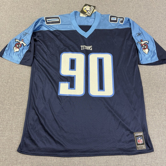Vintage Reebok Tennessee Titans #90 Jevon Kearse Jersey - Size XL