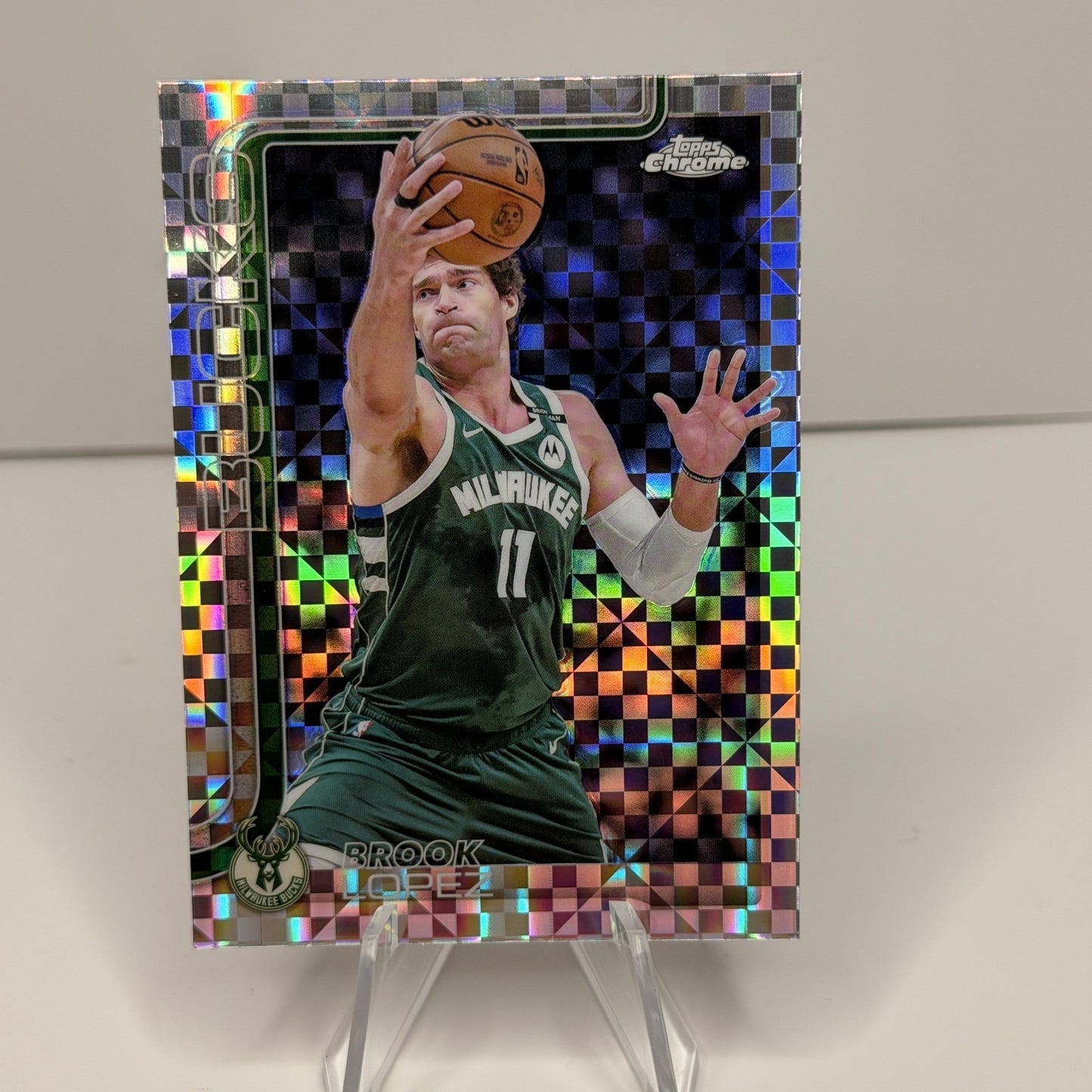 2025-26 Topps Chrome - Brook Lopez #58 X-Fractor Refractor