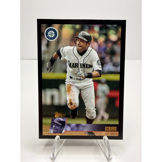 2025 Topps Archives - 1996 Topps Ichiro Suzuki #124 Black Foilboard