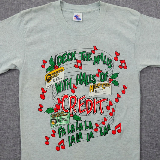 Vintage 90s Funny Christmas Tee - Size Small