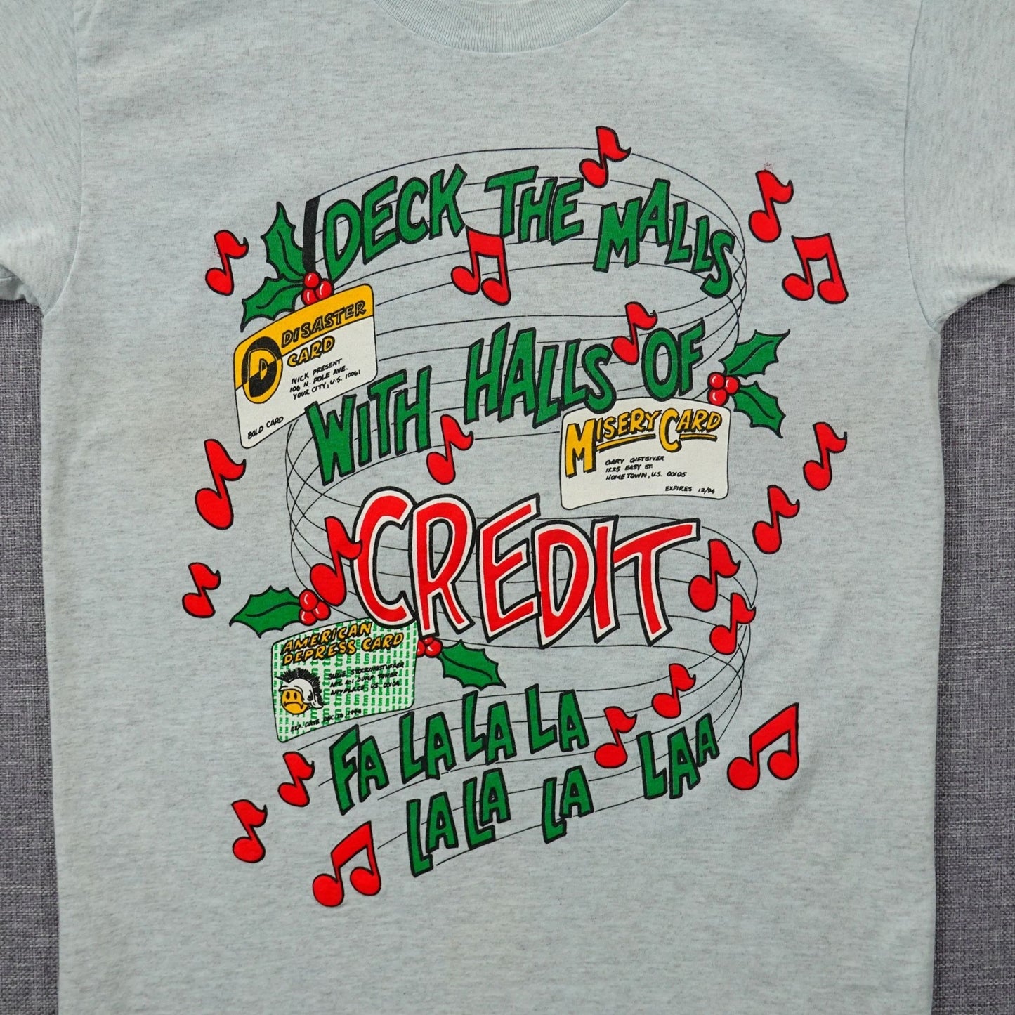Vintage 90s Funny Christmas Tee - Size Small