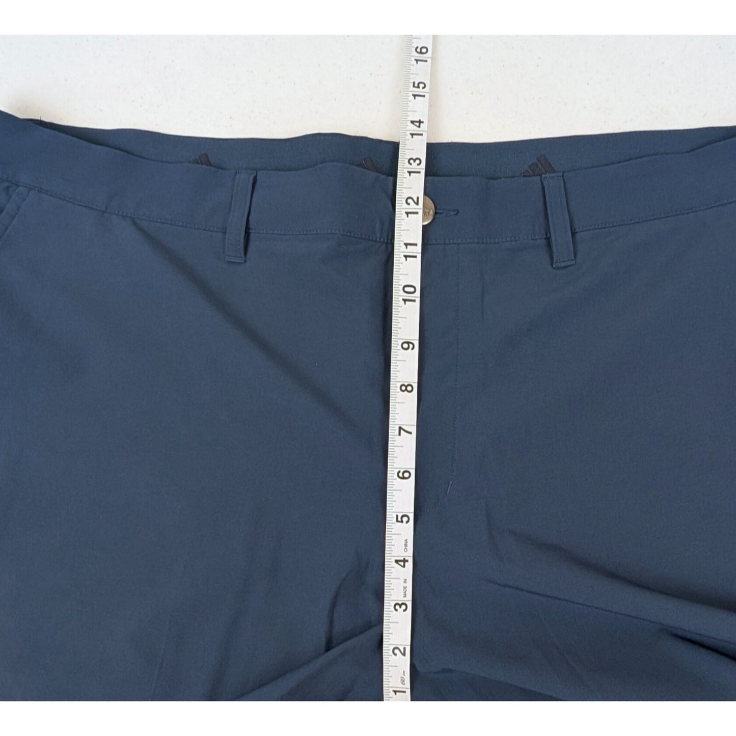 Adidas Golf Shorts Men’s Size 42 Navy Blue Primegreen Stretch Active Performance