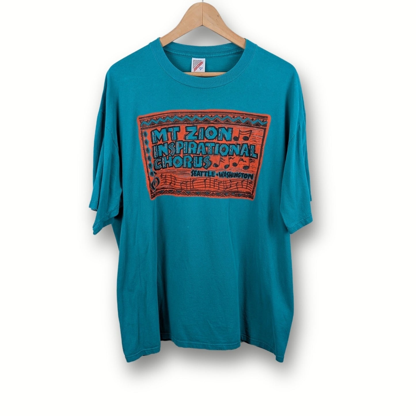 Vintage 90s Mt. Zion Gospel Choir Seattle T-Shirt - Size XL