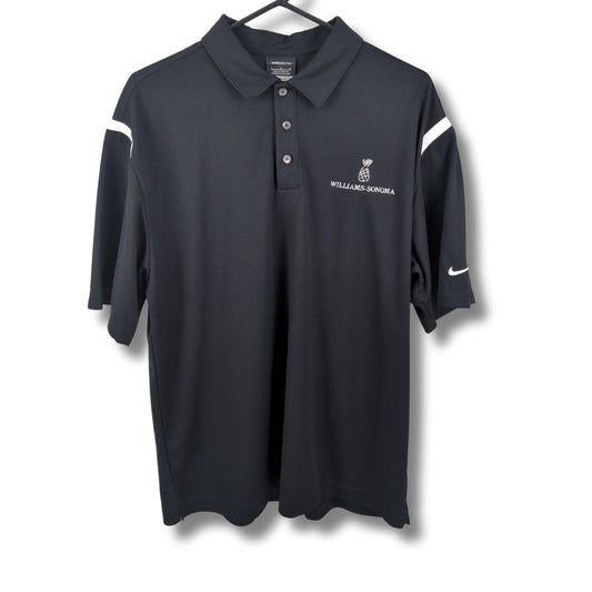 Nike Golf Dri-FIT Williams Sonoma Black Polo Shirt - Size L
