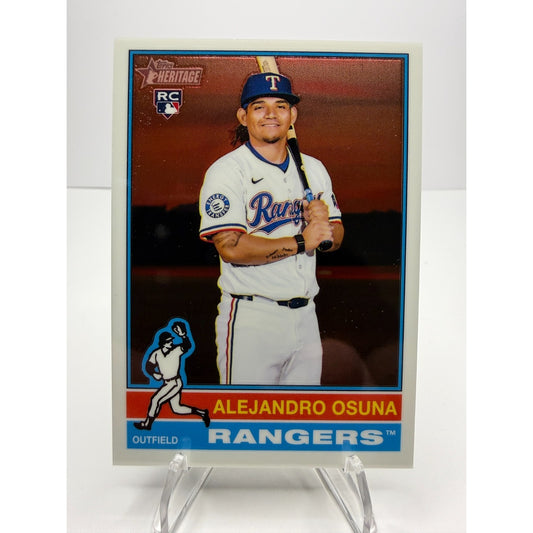 2025 Topps Heritage - Alejandro Osuna (RC) #695