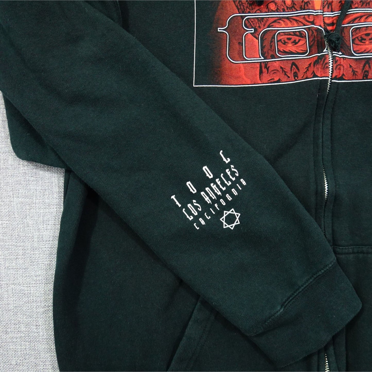 Vintage Tool Los Angeles Full Zip Hoodie - Size XL, Alex Grey Art