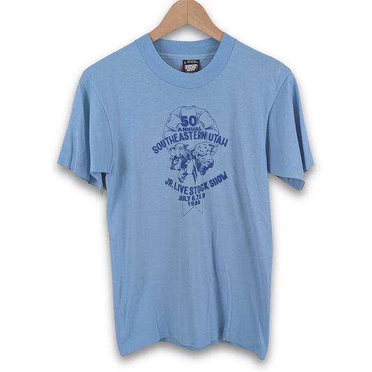 Vintage 1988 Southeastern Utah Livestock Show Tee - Size Small