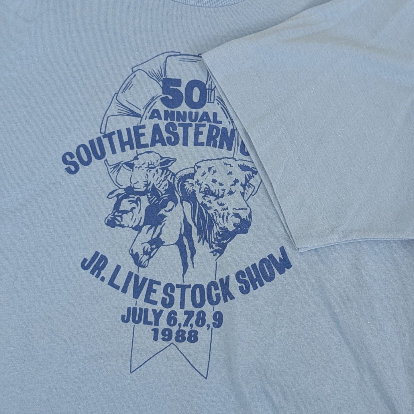 Vintage 1988 Southeastern Utah Livestock Show Tee - Size Small