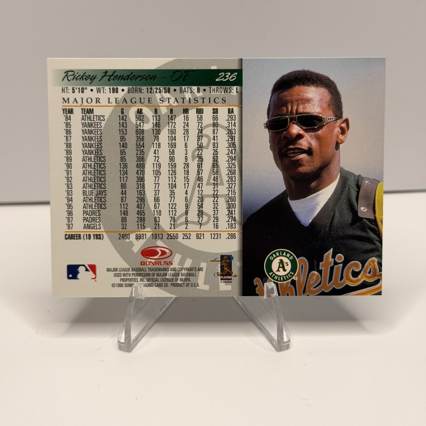1998 Donruss - Rickey Henderson #236
