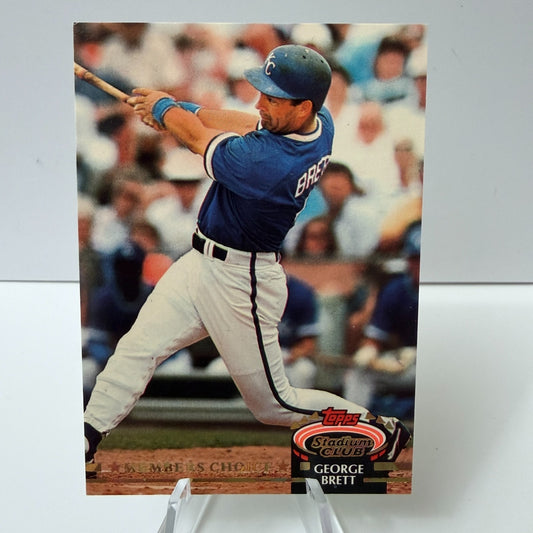 1992 Topps Stadium Club - George Brett Members Choice #609 (NM-MT)