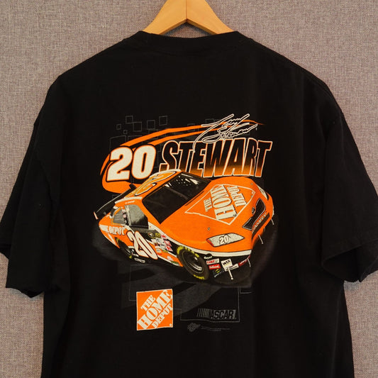 Vintage NASCAR Tony Stewart #20 Home Depot T-Shirt - Size XL