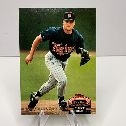 1992 Topps Stadium Club - Chuck Knoblauch Members Choice #601 (NM-M)