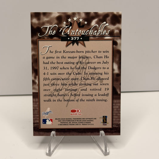 1998 Donruss - The Untouchables Chan Ho Park #377