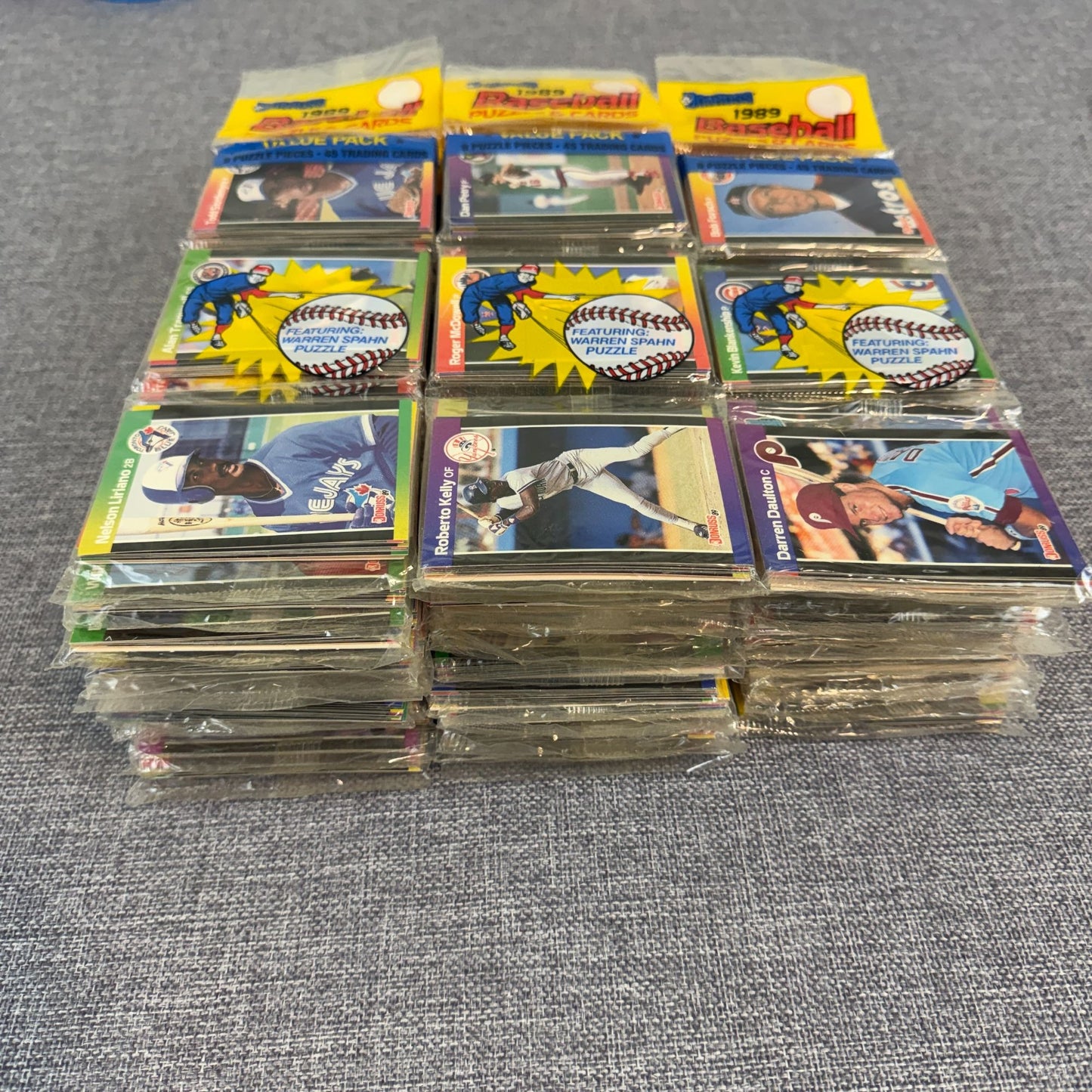 1989 Donruss Baseball Rack Pack Lot (38) Equiv to 114 Hobby Packs *READ