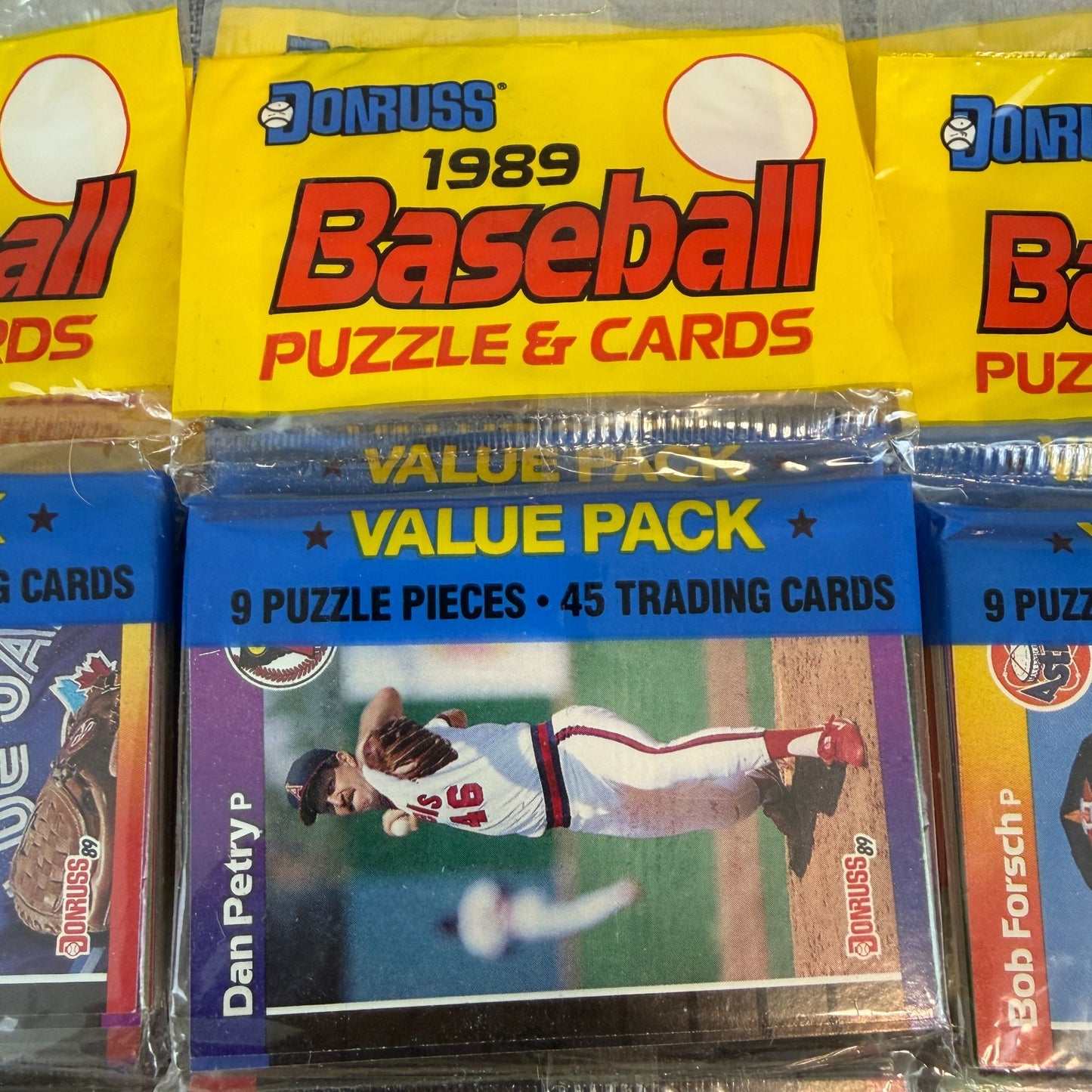 1989 Donruss Baseball Rack Pack Lot (38) Equiv to 114 Hobby Packs *READ