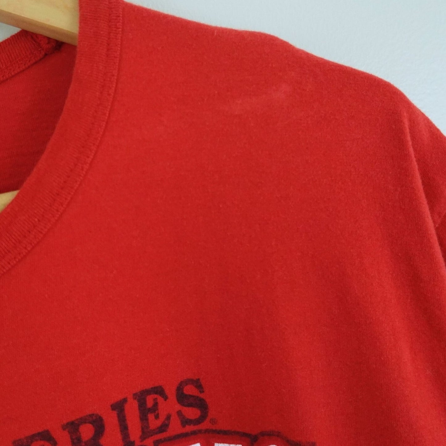 Atlanta Braves 2021 World Series Champs T-Shirt L Red ’47 Brand MLB Tee