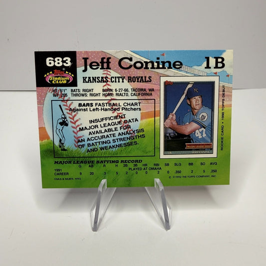 1992 Topps Stadium Club - Jeff Conine #683 (NM-M)