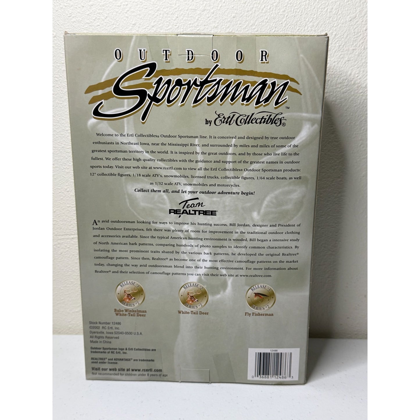 Ertl Outdoor Sportsman 12" Figure White Tail Deer Series 2 (Release #2) NIB