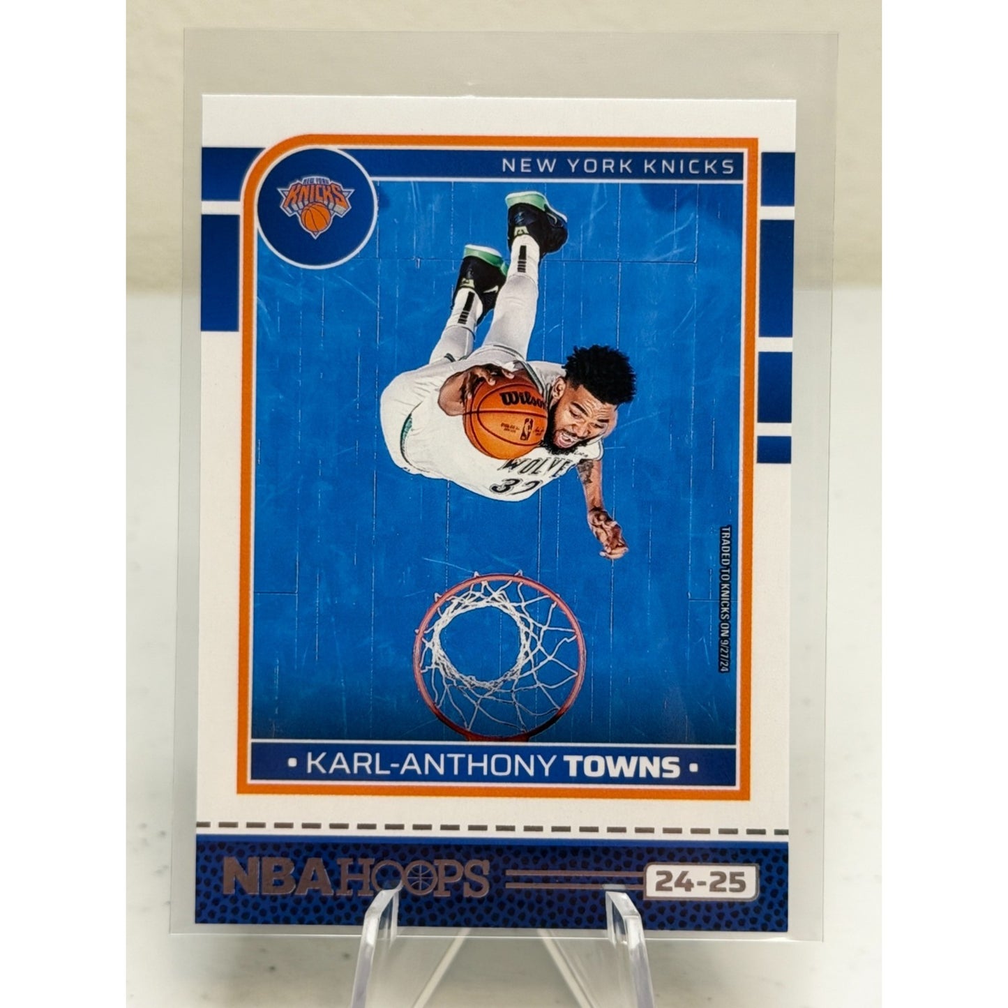 2024-25 Panini NBA Hoops Karl-Anthony Towns #5 [base] New York Knicks