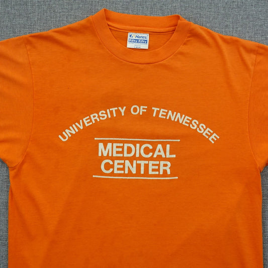 Vintage 80s Univ of Tennessee Medical Center Tee Orange – Size M