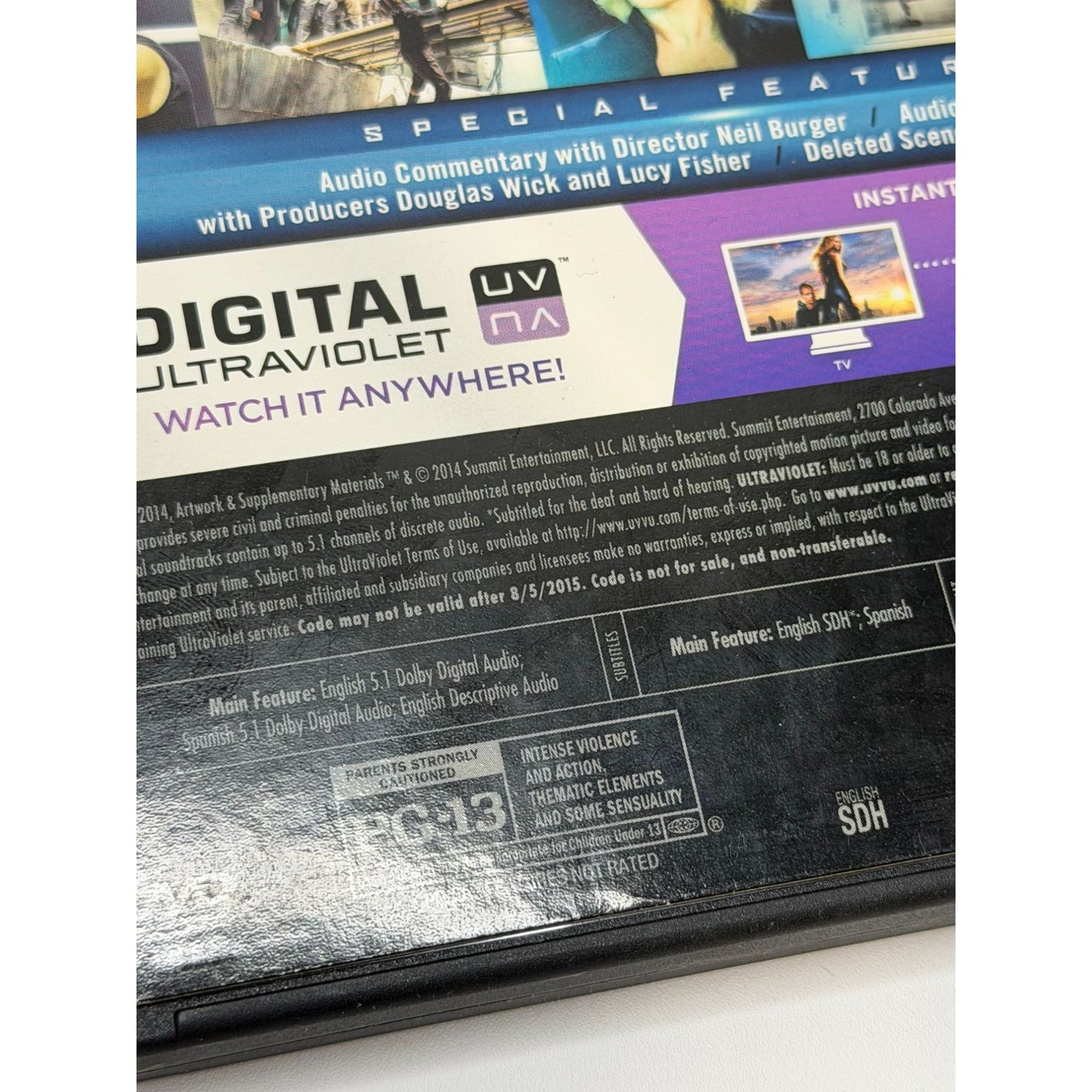 Divergent DVD + Digital Slipcover