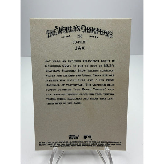 2025 Topps Allen & Ginter - Jax #266