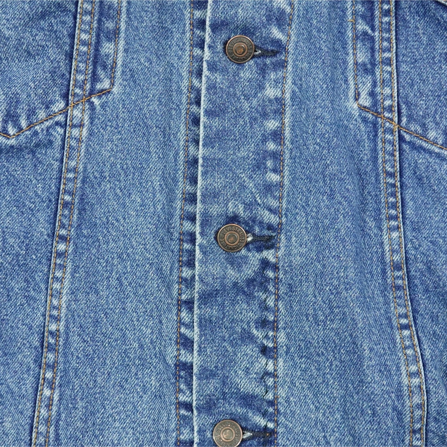 Vintage Y2K Levi Strauss Signature Sleeveless Denim Jean Vest - Size XL